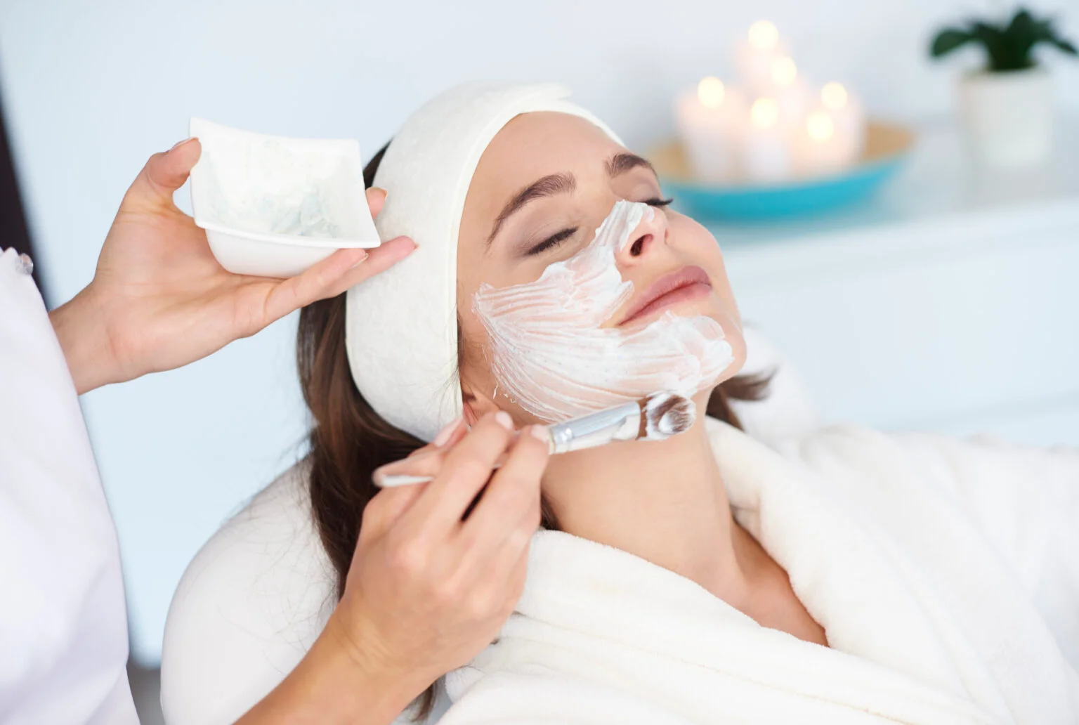 Rejuvenating facial skincare treatment
